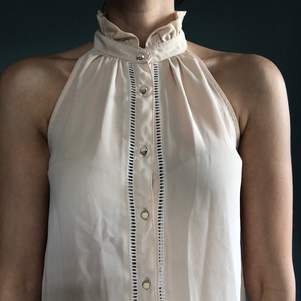 Halter-style blouse